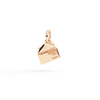 Rose Gold Letter Charm & Diamond