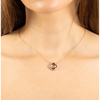 Necklace, Smoky Quartz Large Motif, Diamonds, Rose Gold