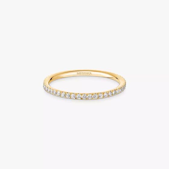 Gatsby XS Wedding Ring Yellow Gold Diamond Ring