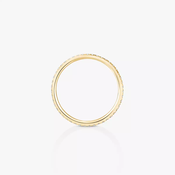 Gatsby XS Wedding Ring Yellow Gold Diamond Ring