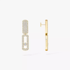 Imperial Move earrings large Yellow Gold Diamond Earrings