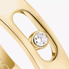 Move Joaillerie wedding band, small model Move Joaillerie diamond wedding ring in yellow gold