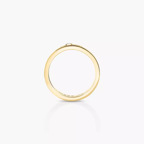 Alliance Move Joaillerie Bague Diamant Or Jaune