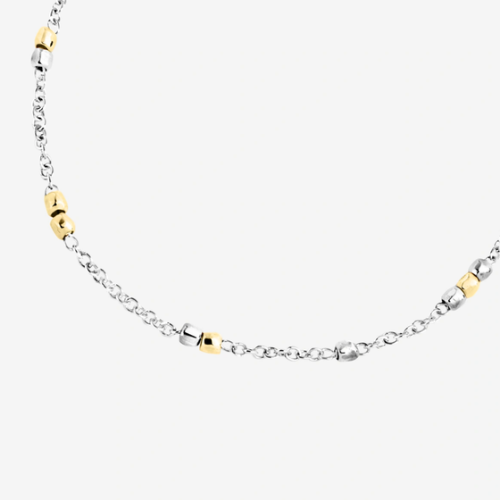 Bracelet Mini Granelli Argent & Or Jaune
