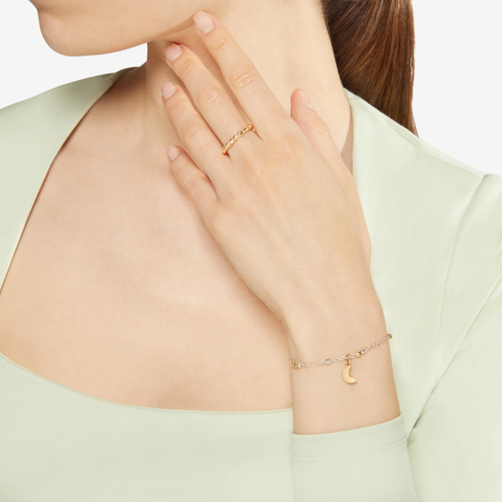 Bracelet Mini Granelli Argent & Or Jaune