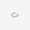 Rose Gold Granelli Hoop Earring