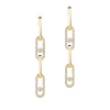Move Link transformable earrings Yellow Gold Diamond Earrings
