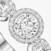 Move Link solitaire ring, small model