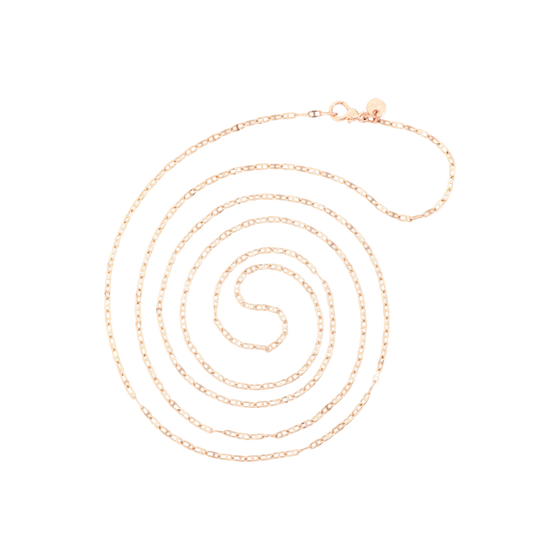 Rose Gold Essentials Cable Chain Necklace