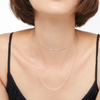 Collier Essentials Maille Marine Or Rose