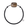 Bracelet, Honey Tiger Eye, Black Cord
