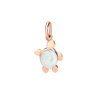 Pendentif Tortue Marine Or Rose & Émail
