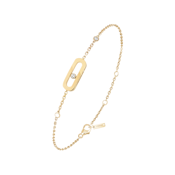 Move Uno Bracelet Yellow Gold Diamond Bracelet