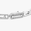 Imperial Move half pavé bracelet, small model