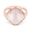 Ring, Pink Quartz, Diamonds, Rose Gold