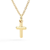 Yellow Gold Cross Charm
