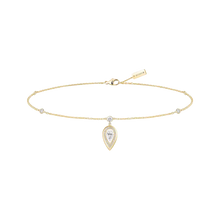 Bracelet de cheville Fiery Bracelet Diamant Or Jaune