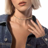 Collier choker Move Link Collier Diamant Or Jaune