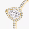 Bague solitaire Joy taille poire, moyen modèle