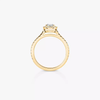 Bague solitaire Joy taille poire, moyen modèle