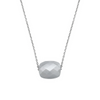 Necklace, Grey Moonstone, White Gold
