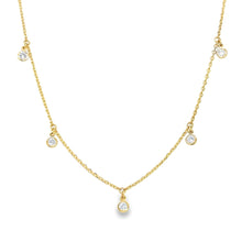  LE LIEN necklace yellow gold - 5 diamonds