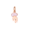 Pendentif Méduse Or Rose & Émail