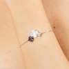 Bracelet, Iolite, Mother Of Pearl, Diamonds, White Gold