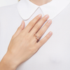 Silver & Rose Gold Bollicine Ring