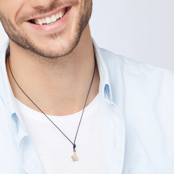 Pendentif Dragon Or Rose