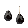 Earrings, Onyx, Yellow Gold