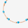 Rose Gold & Ceramic Mini Granelli Bracelet