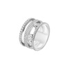 Move Romane pavé ring, large model