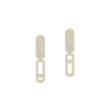 Imperial Move SM Yellow Gold Diamond Earrings