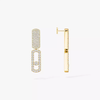 Imperial Move earrings small Yellow Gold Diamond Earrings