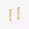 Imperial Move SM Yellow Gold Diamond Earrings