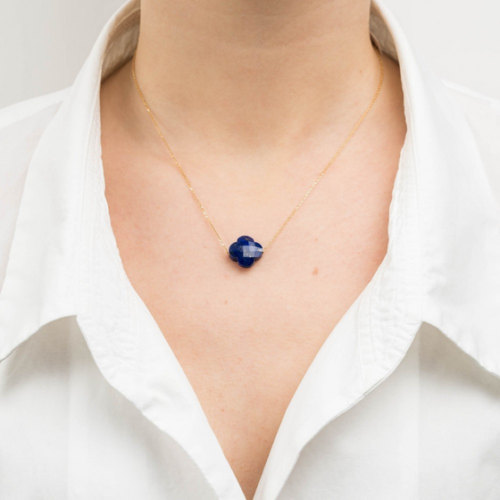Necklace, Lapis Lazuli, Yellow Gold