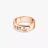 Bague Move Noa, petit modèle Bague diamant Move Noa en or rose 18 carats