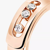 Bague Move Noa, petit modèle Bague diamant Move Noa en or rose 18 carats