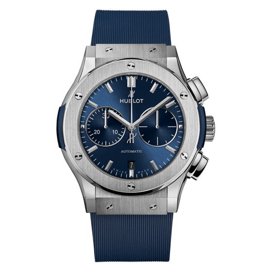Classic Fusion Chronograph Titanium Blue