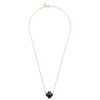 Collier, Onyx, Or Jaune