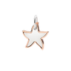 Pendentif Xl Stellina Argent Et Or Rose