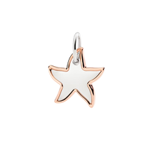  Pendentif Xl Stellina Argent Et Or Rose