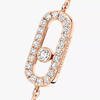 Messika CARE(S) Pavé Children's Bracelet Pink Gold Diamond Bracelet