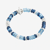 Rondelle Bracelet In Silver & Recycled Plastic