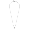 Collier, Diamants, Or Blanc