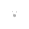 Collier, Diamants, Or Blanc