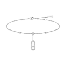 Move Uno Ankle Bracelet Pavé White Gold Diamond Bracelet