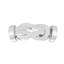  WHITE GOLD CHANCE INFNIE, LARGE BUCKLE