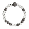 Bracelet Pepita Argent Et Titane